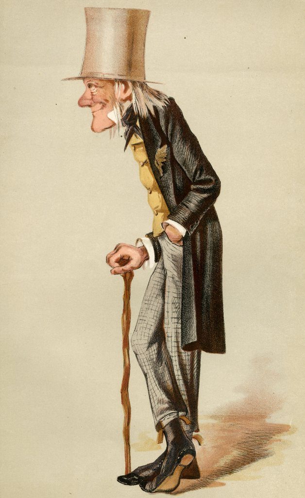 Detail of Caricature of Richard Owen by Leslie Matthew Ward