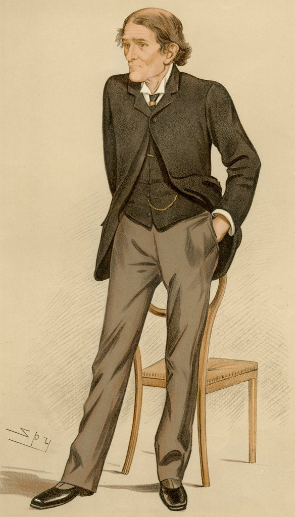 Detail of Caricature of John Burdon-Sanderson by Leslie Matthew Ward