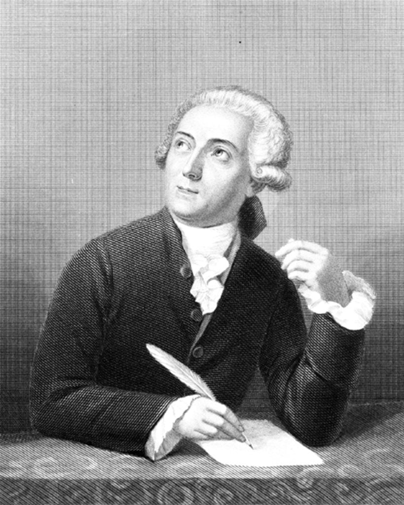 Detail of Portrait of Antoine-Laurent Lavoisier (1743-1764) by Charles William Sharpe