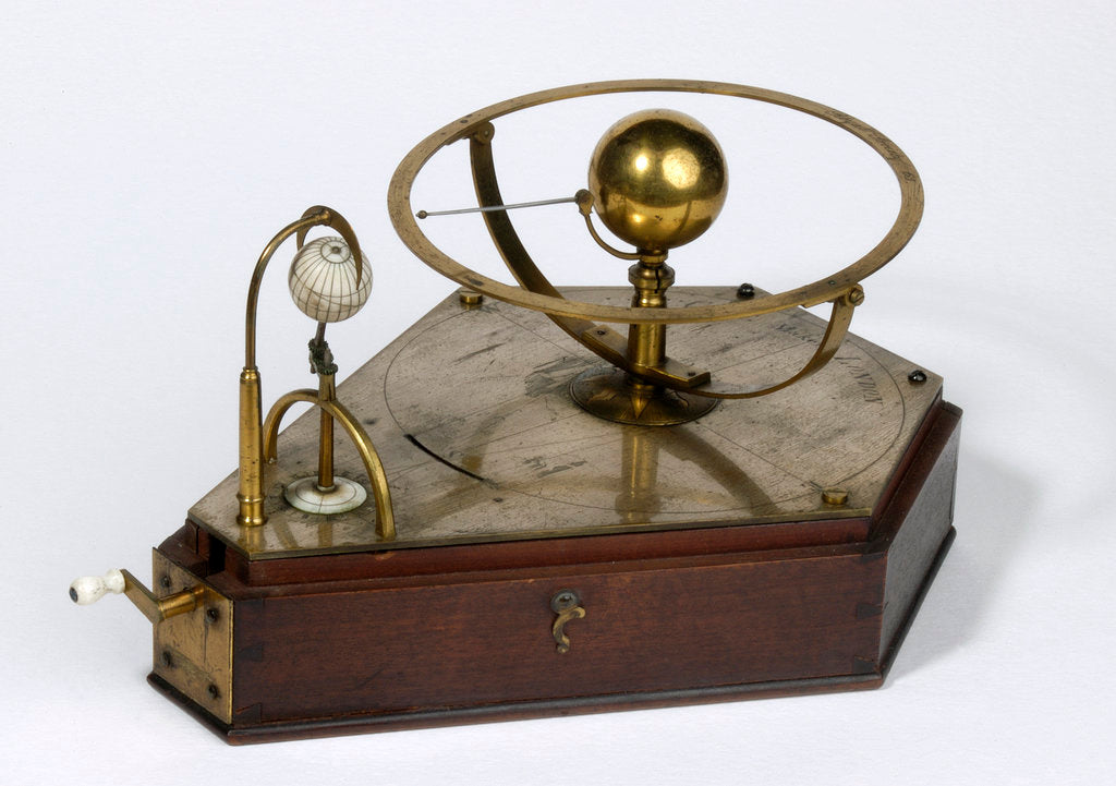 Detail of Orrery demonstrating the transit of Venus by Benjamin Cole