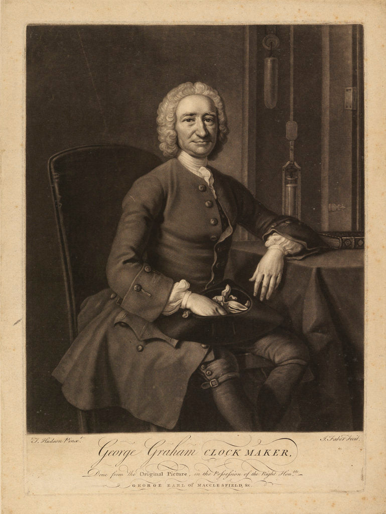 Portrait of George Graham (1673-1751) by John Faber the Younger