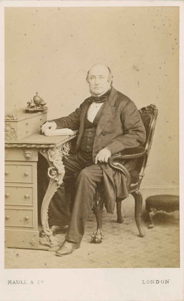 Portrait of James Scott Bowerbank (1797-1877) by Maull & Co