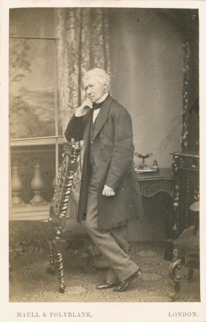 Detail of Portrait of Charles James Fox Bunbury (1809-1886) by Maull & Polyblank