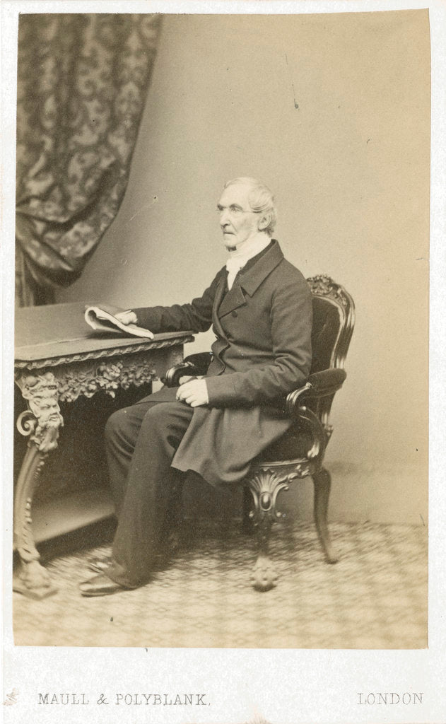 Portrait of Thomas Burnet (d.1875) by Maull & Polyblank