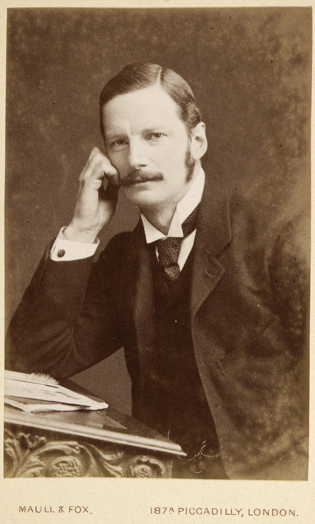 Detail of Portrait of Philip Herbert Carpenter (1852-1891) by Maull & Fox