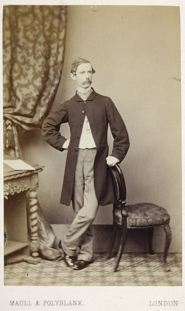Detail of Portrait of Alexander Ross Clarke (1828-1914) by Maull & Polyblank