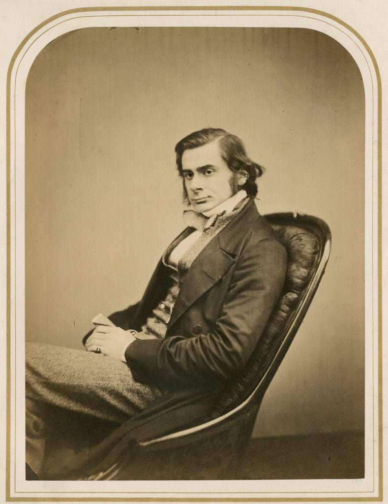 Detail of Portrait of Thomas Henry Huxley (1825-1895) by Maull & Polyblank