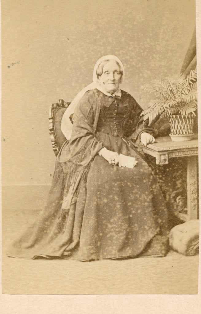 Portrait of Sarah Faraday (1800-1879) by T C Turner