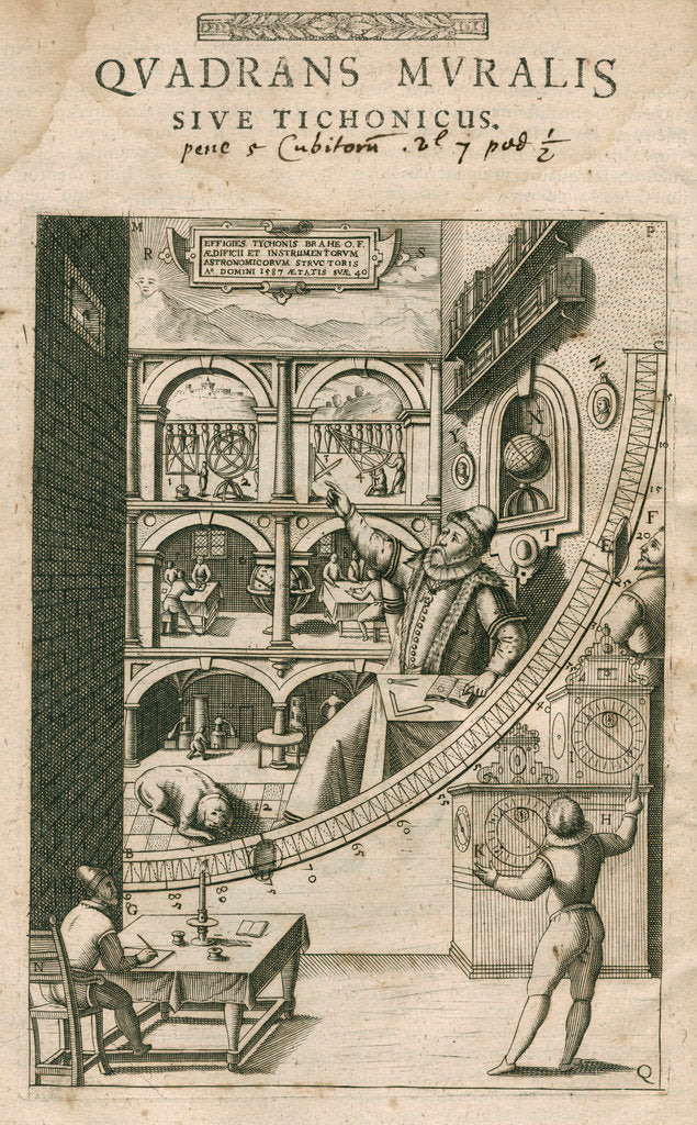 Tycho Brahe's mural quadrant by Anonymous