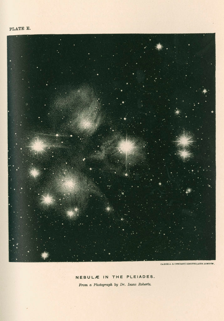 Detail of 'Nebulae in the pleaides' by Cassell & Co