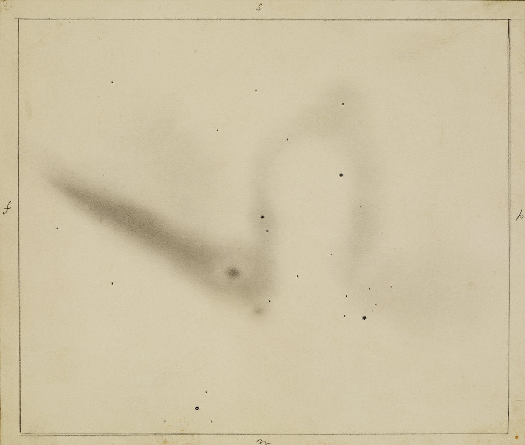 Detail of M.17 the Omega Nebula by John Frederick William Herschel