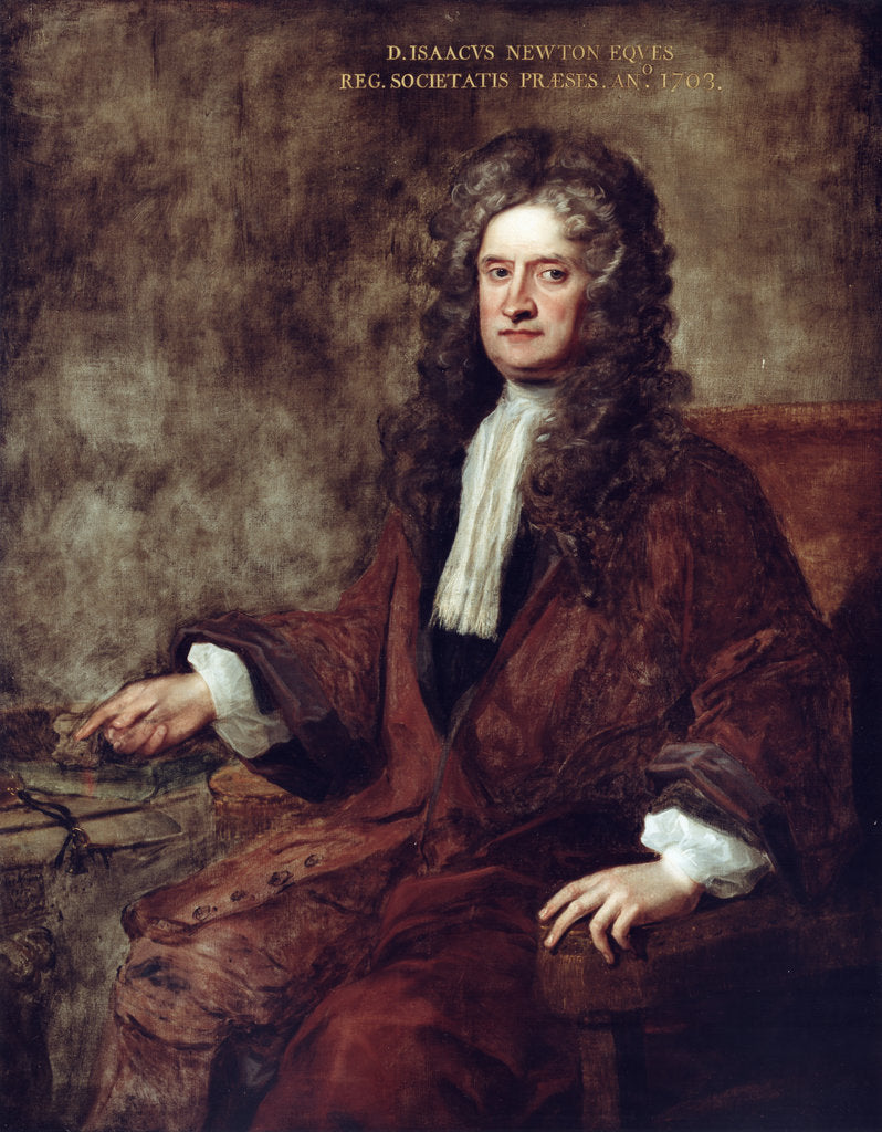 Portrait of Isaac Newton (1642-1727) by Charles Jervas