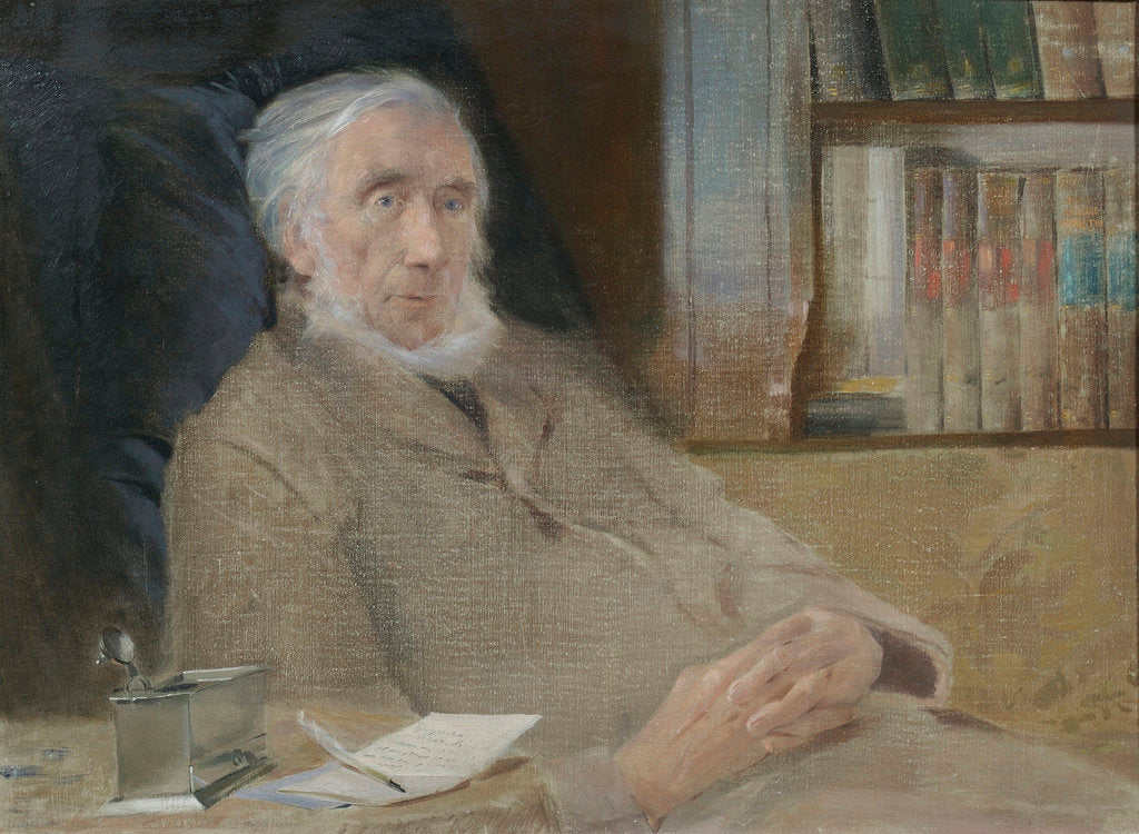Detail of Portrait of John Tyndall (1820-1893) by John McLure Hamilton