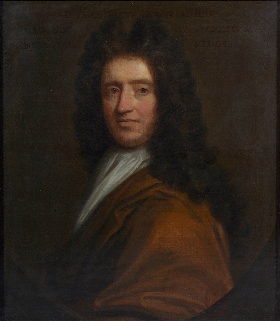 Detail of Portrait of Francis Aston (1644-1715) by Friedrich Kerseboom