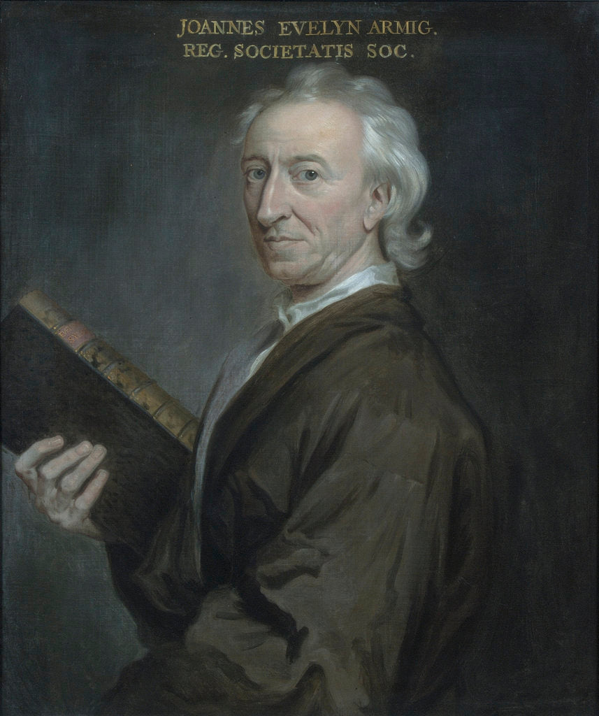 Portrait of John Evelyn (1620-1706) by Godfrey Kneller