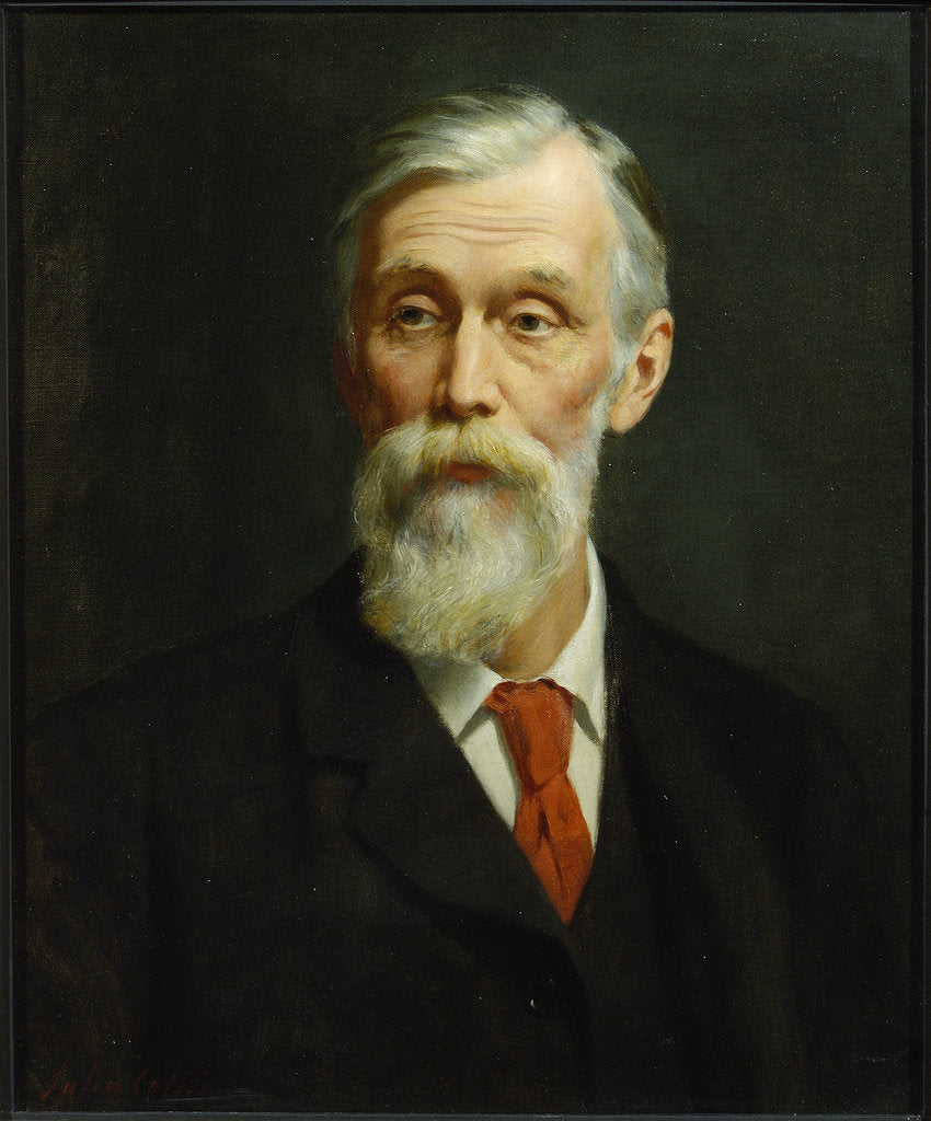 Detail of Portrait of Michael Foster (1836-1907) by John Collier
