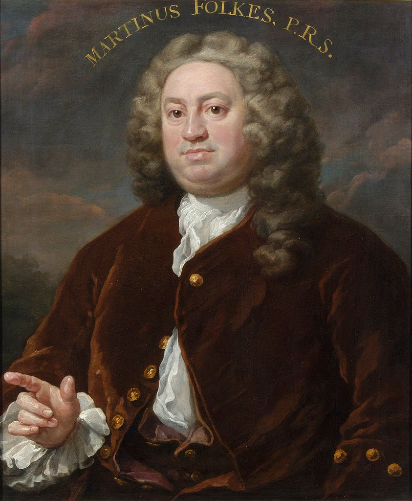 Portrait of Martin Folkes (1690-1754) by William Hogarth