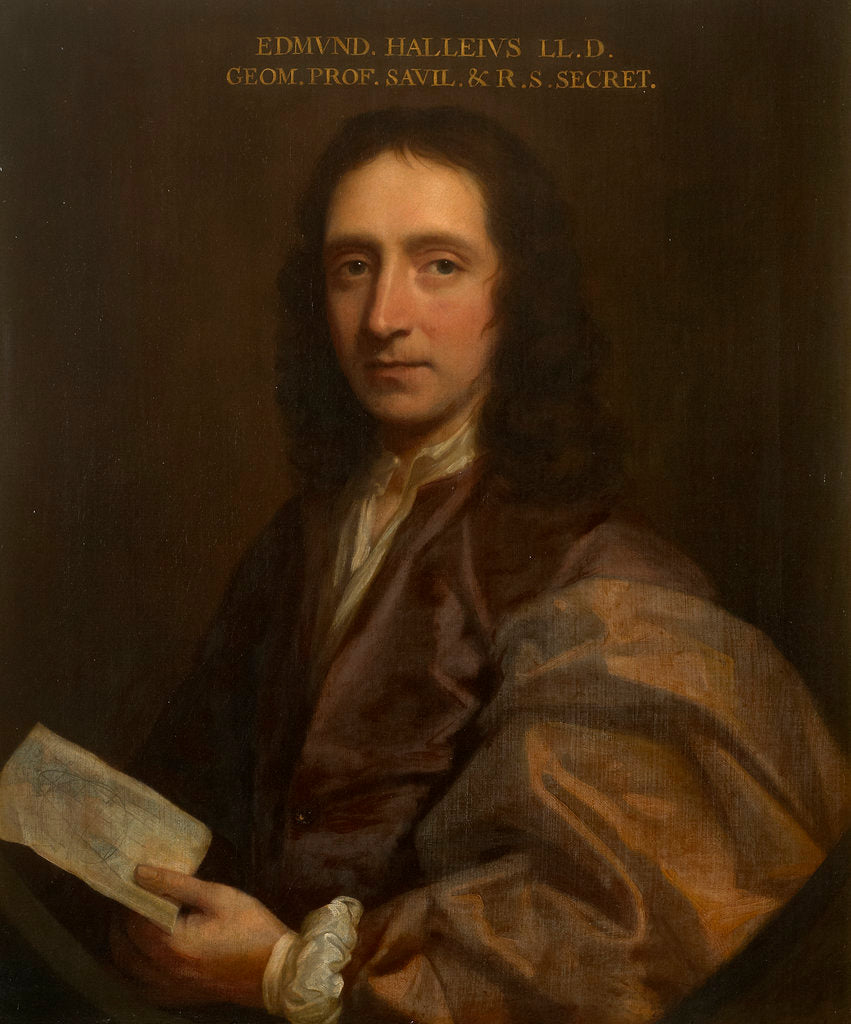 Portrait of Edmond Halley (1656-1742) by Thomas Murray