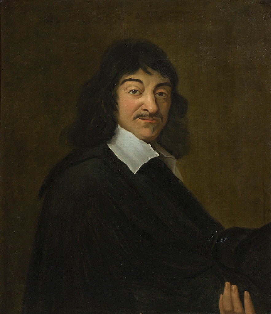 Detail of Portrait of Rene Descartes (1596-1650) by unknown