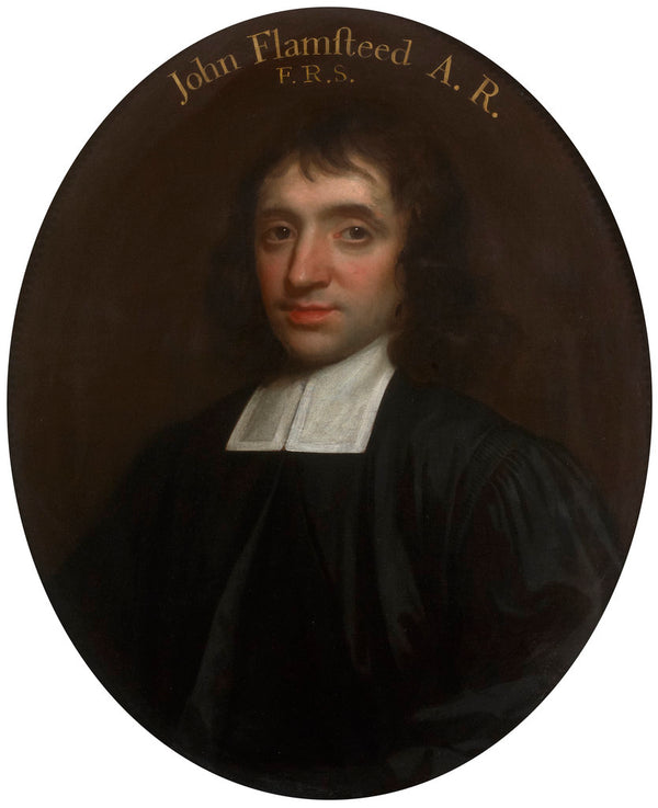 Portrait of John Flamsteed (1646-1719) posters & prints by Thomas Murray