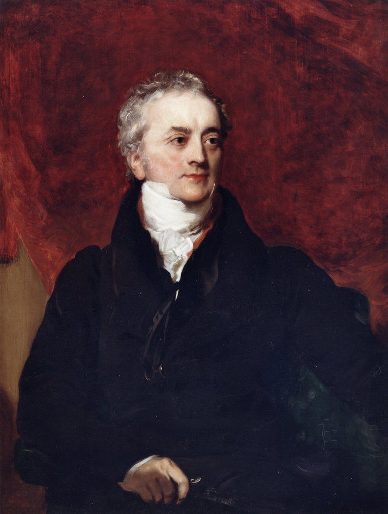 Detail of Portrait of Thomas Young (1773-1829) by Henry Perronet Briggs