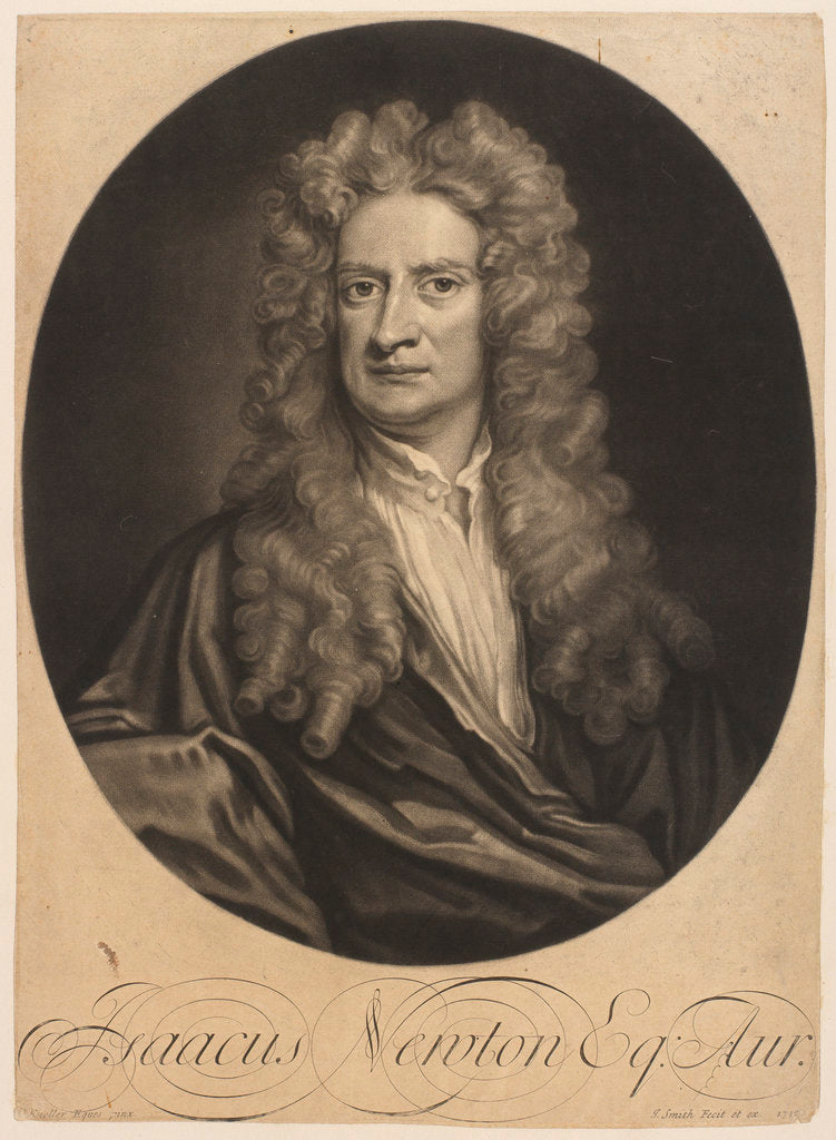 Portrait of Isaac Newton (1642-1727) by John Smith