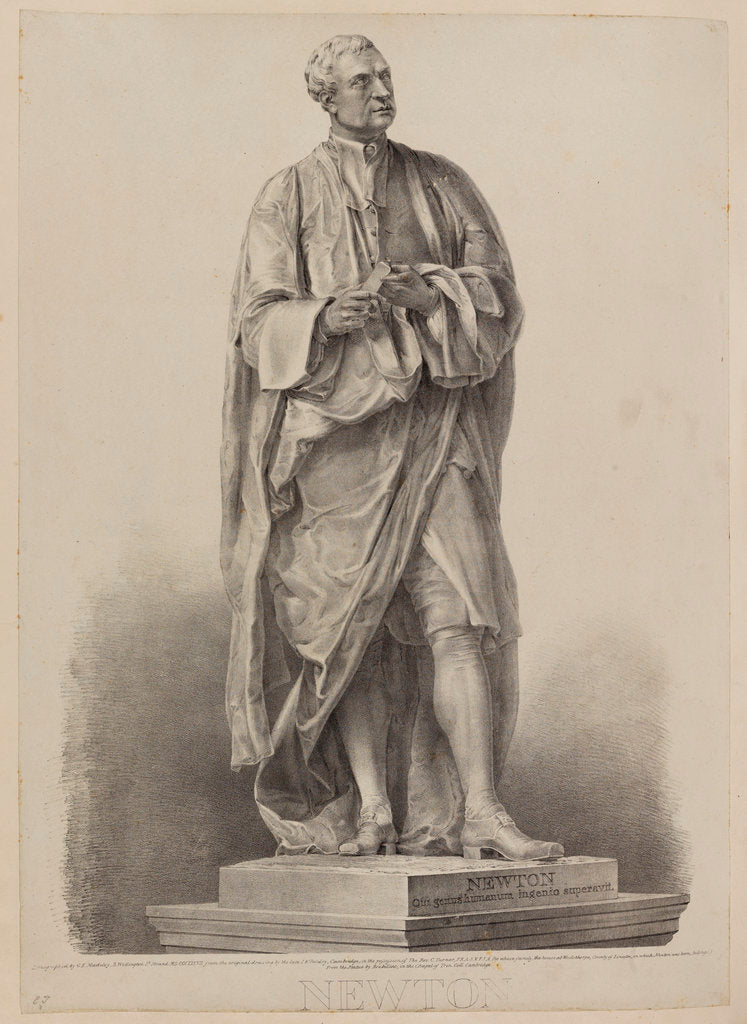Statue of Sir Isaac Newton by George E Madeley