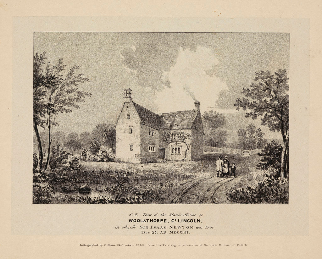 Detail of Woolsthorpe Manor by George Rowe