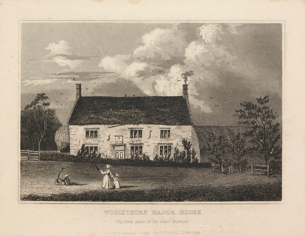 Detail of Woolsthorpe Manor by Anonymous
