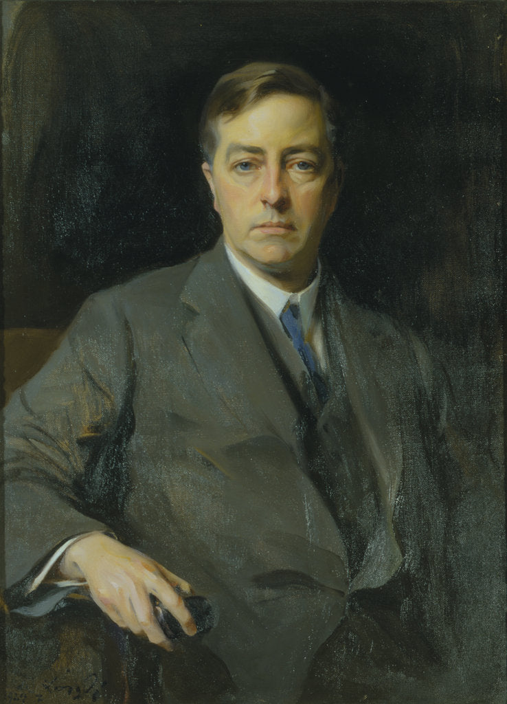 Detail of Portrait of James Jeans (1877-1946) by Philip Alexius De László