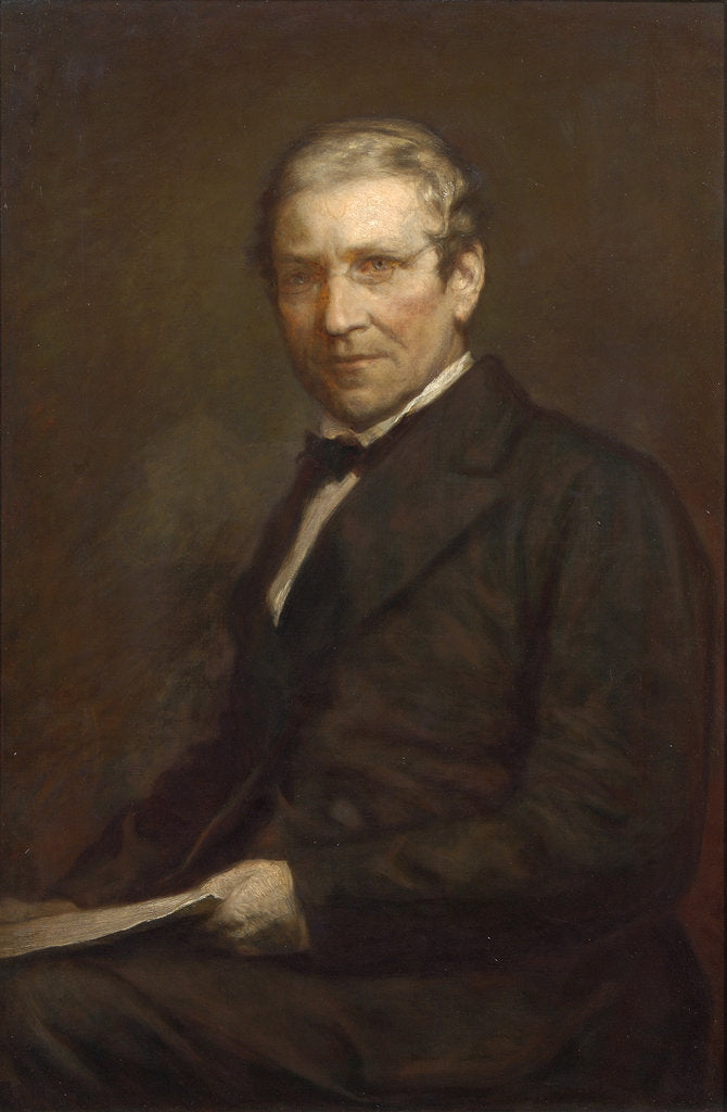 Detail of Portrait of Charles Wheatstone (1802-1875) by Charles Martin
