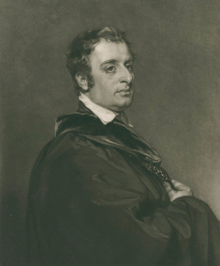 Detail of Portrait of John Gage Rokewode (1786-1842) by Thomas Hodgetts