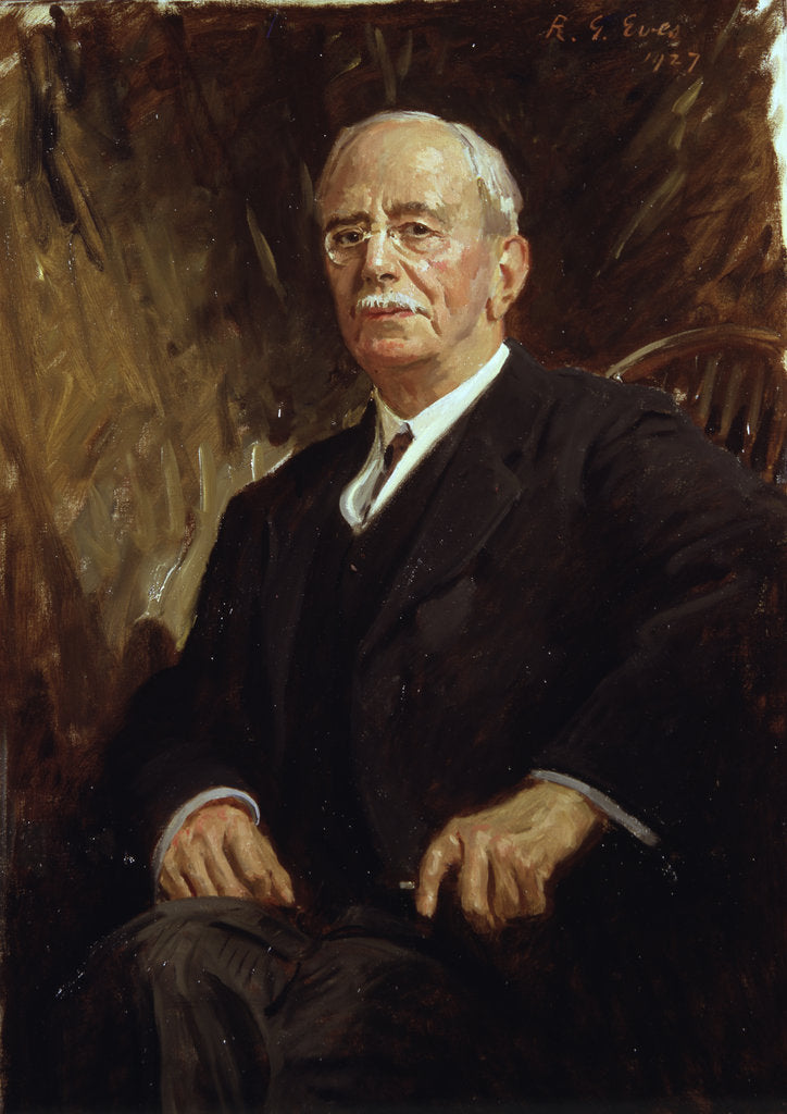 Detail of Portrait of Charles Sherrington (1857-1952) by Reginald Grenville Eves