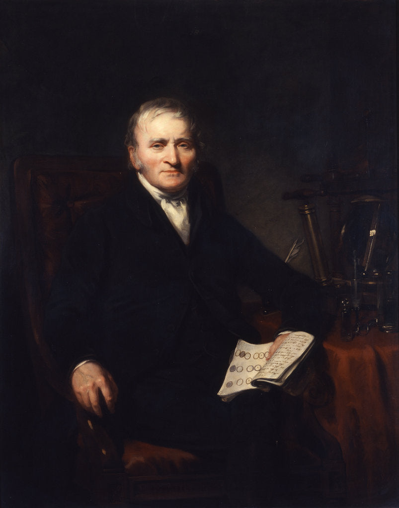 Detail of Portrait of John Dalton (1766-1844) by Benjamin Rawlinson Faulkner