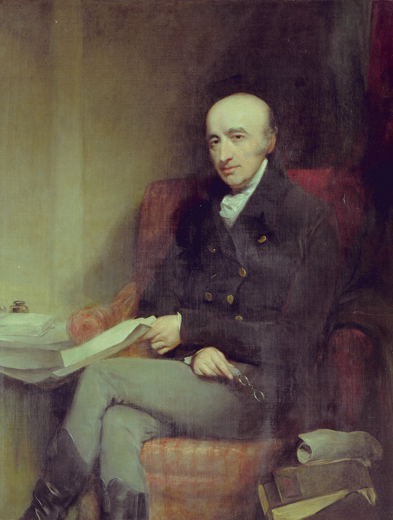 Detail of Portrait of William Hyde Wollaston (1766-1828) by John Jackson
