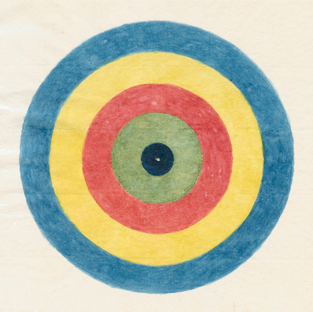 Detail of Roundel for use in optical experiments by Robert Waring Darwin